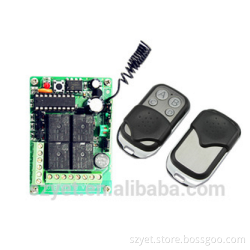 4 channel receiver transmitter 433.92 mhz YET404PC-V4.0-026